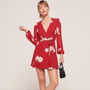 Floral Reformation Wrap Dress